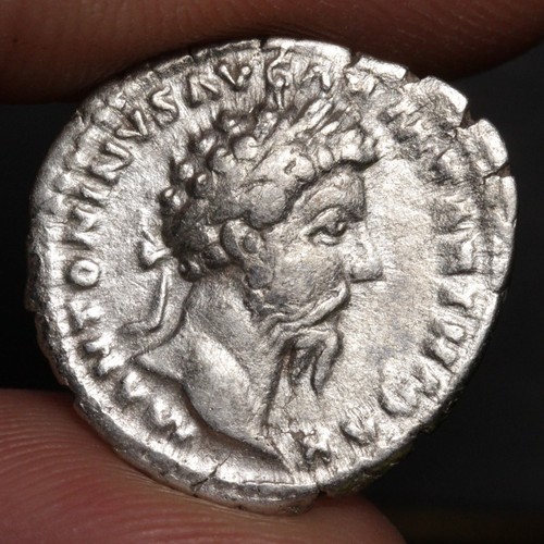 Marcus aurelius denarius 168ad - denarius,